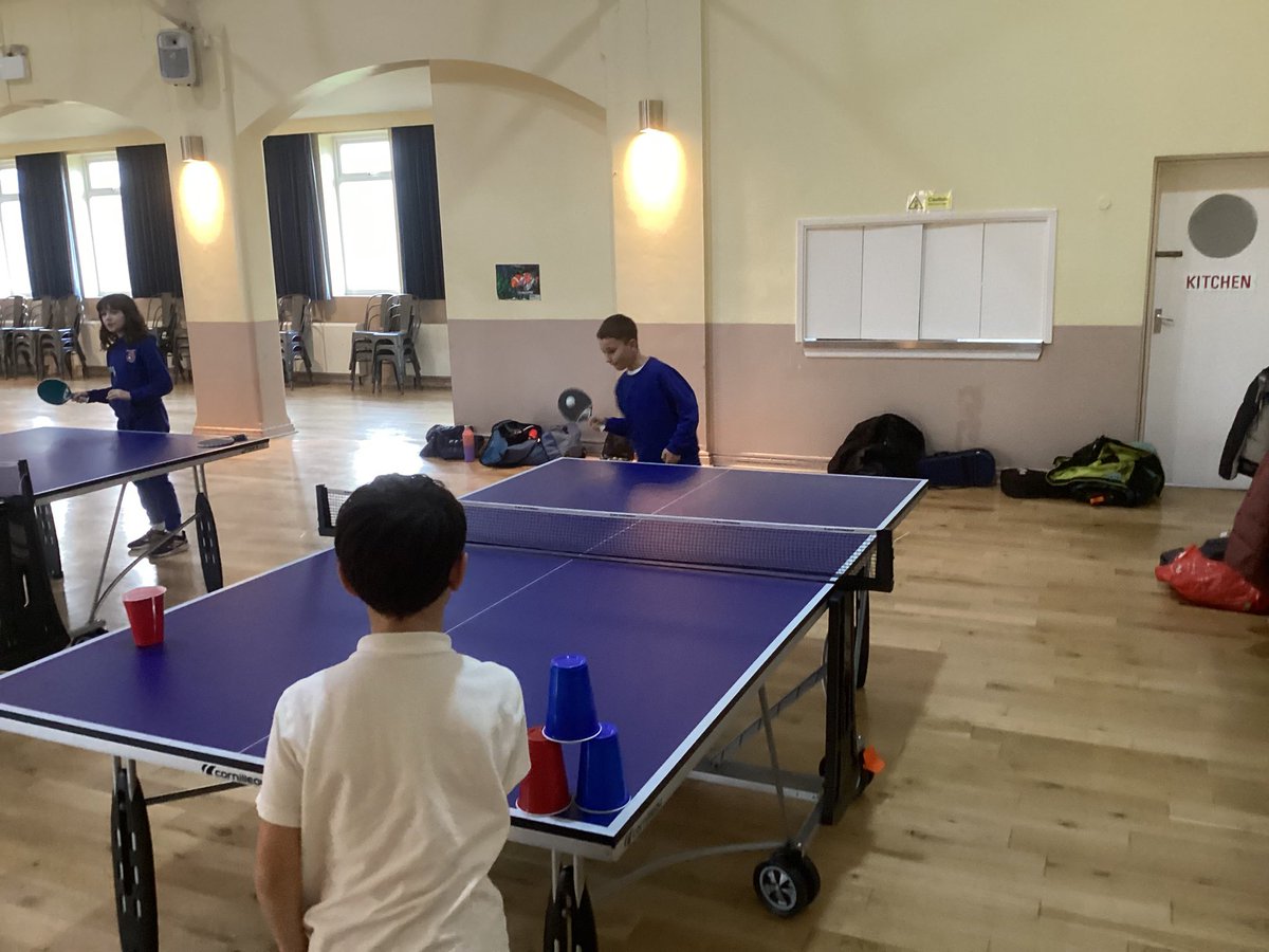 First week of table tennis with year 5. 🏓🌟