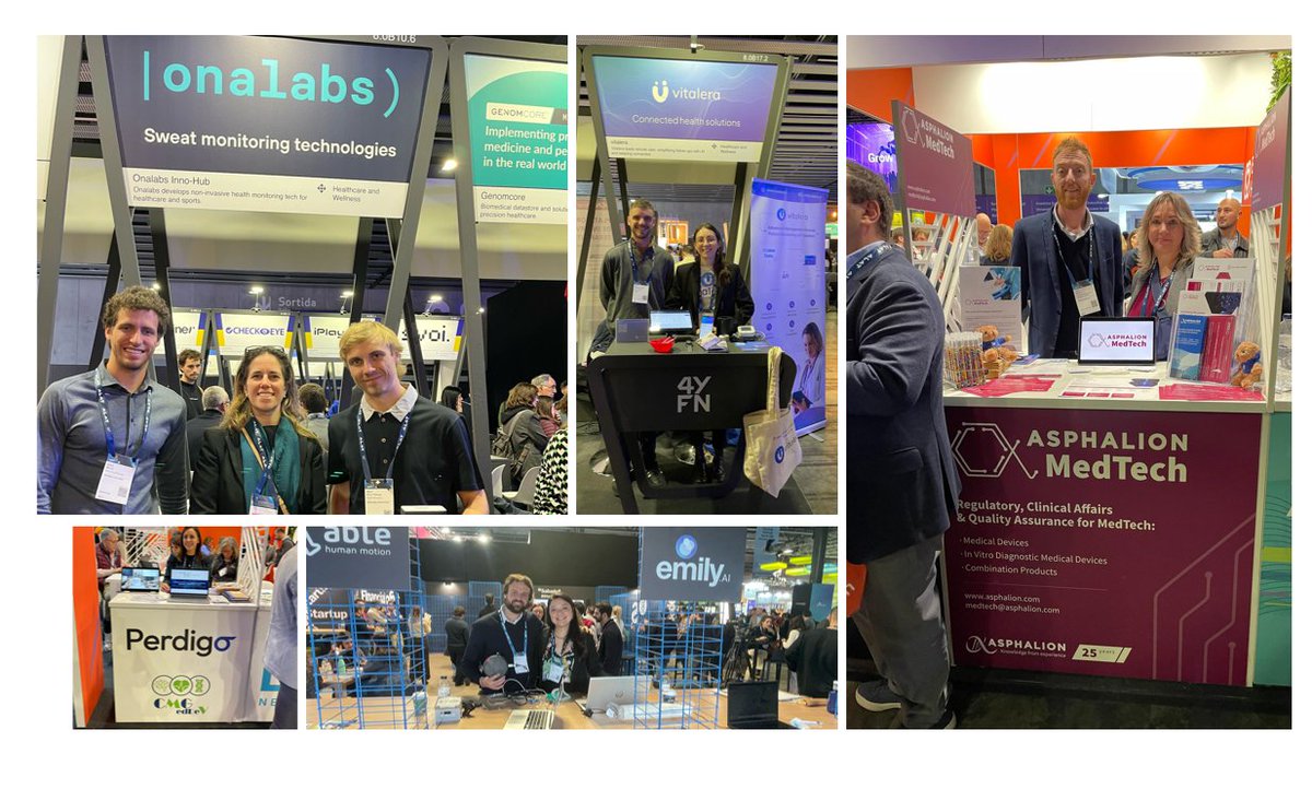 📷 We have also had time to visit many member companies exhibiting at 4YFN. You can come too, to listen and learn about their projects in Hall 8.0!

#4YFN25 #MWC #MWC25
#WeAreCataloniaHealth