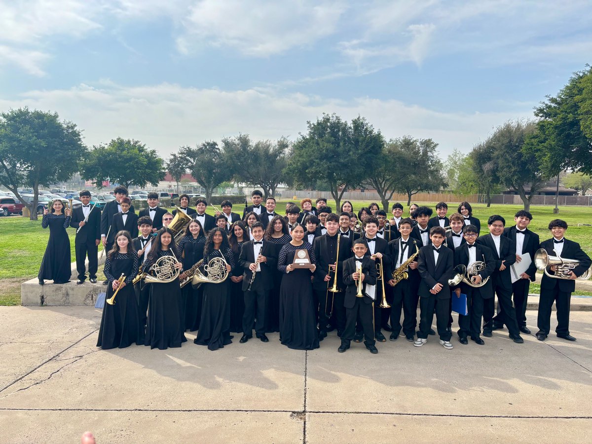 CatheyMSLib's tweet image. Division 1 ratings from all 6 judges!! The Cathey Concert Band had a great performance today and earned their Sweepstakes! McAllen ISD