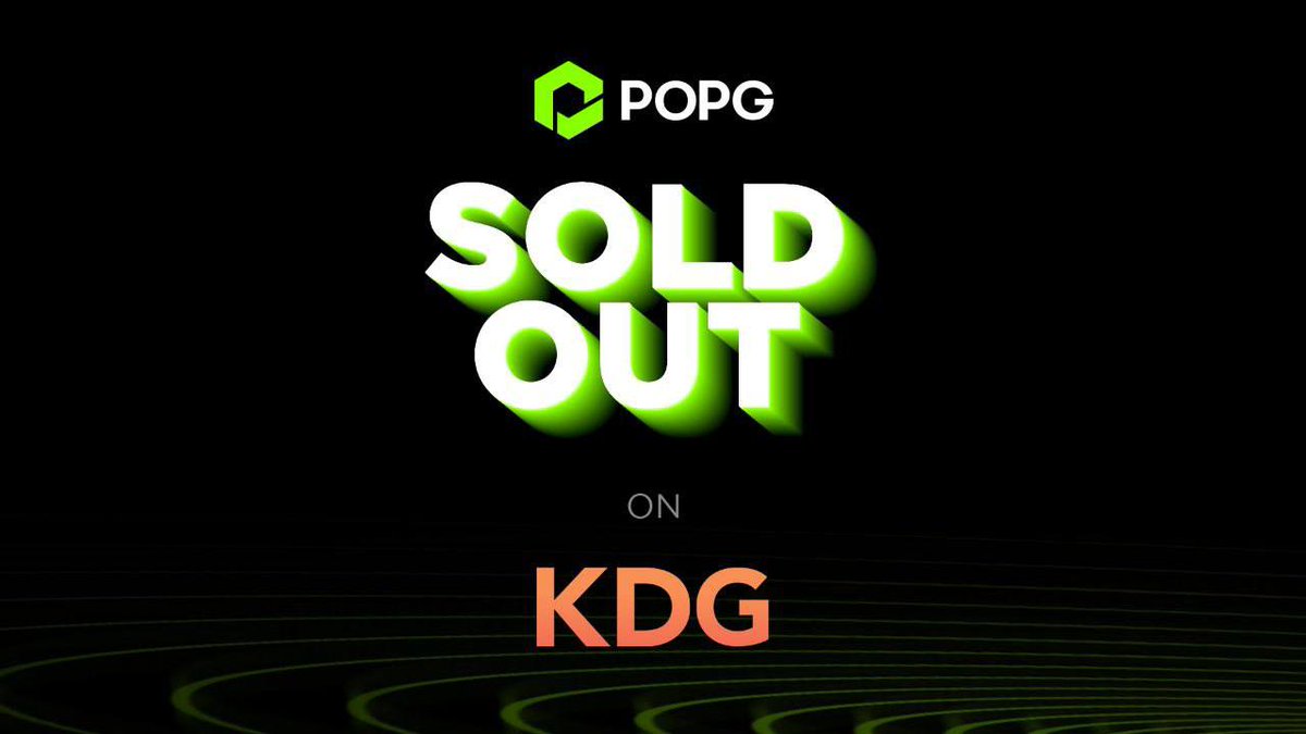 ArcMetaX's tweet image. 🚀 $POPG IDO SOLD OUT on Gempad &amp;amp; KDG! 🎉

Incredible news, everyone! 🎉 $POPG @POPGtoken  has officially sold out, and the overwhelming interest from buyers shows just how much confidence there is in this project. 🚀

But this is just the beginning—don’t stop now! The journey is