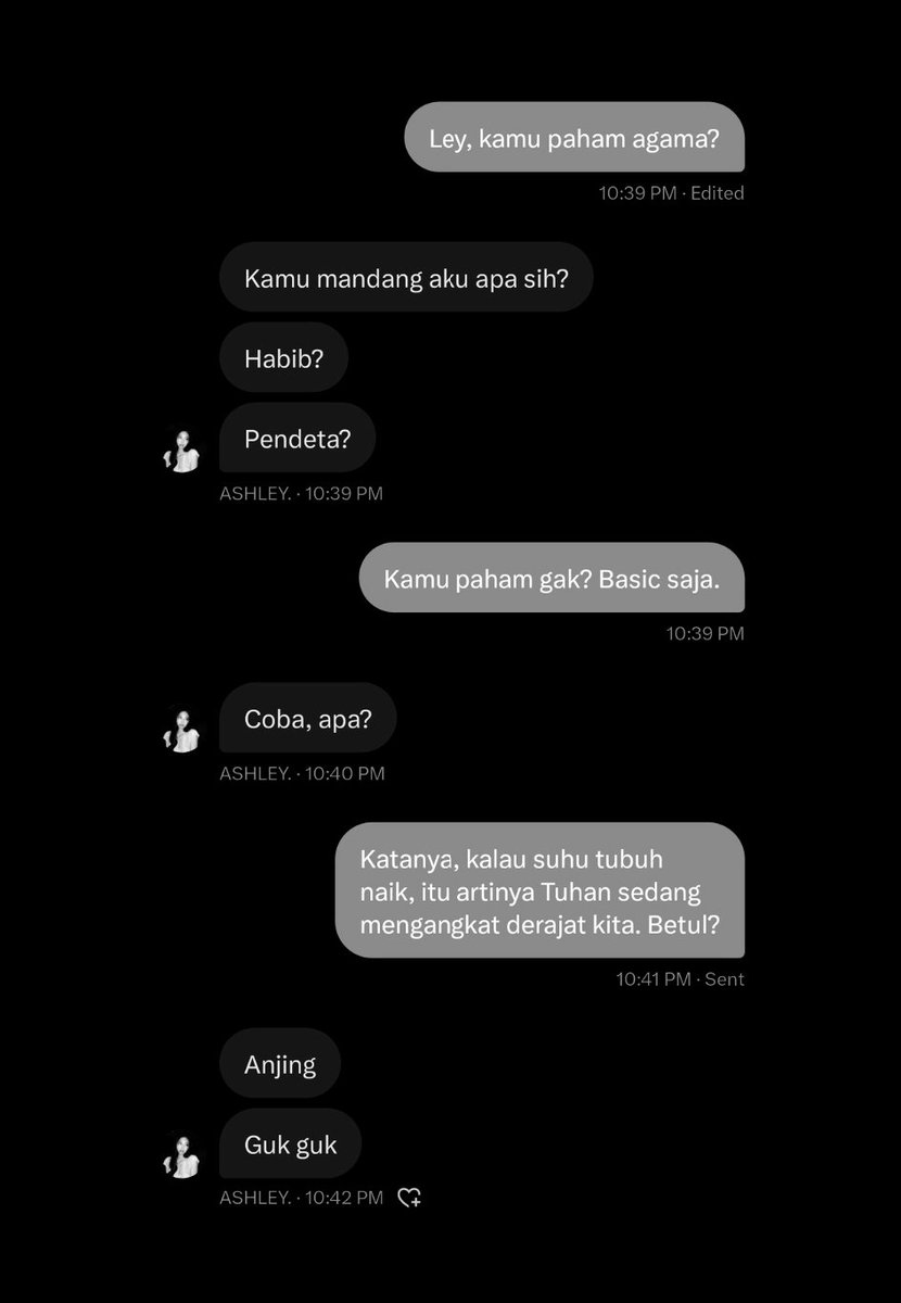 vilecodes's tweet image. ⠀

Sesungguhnya memang hubungan kita terlampau beracun. Terlebih kalau saya sedang keracunan 𝘵𝘪𝘬𝘵𝘰𝘬.

⠀