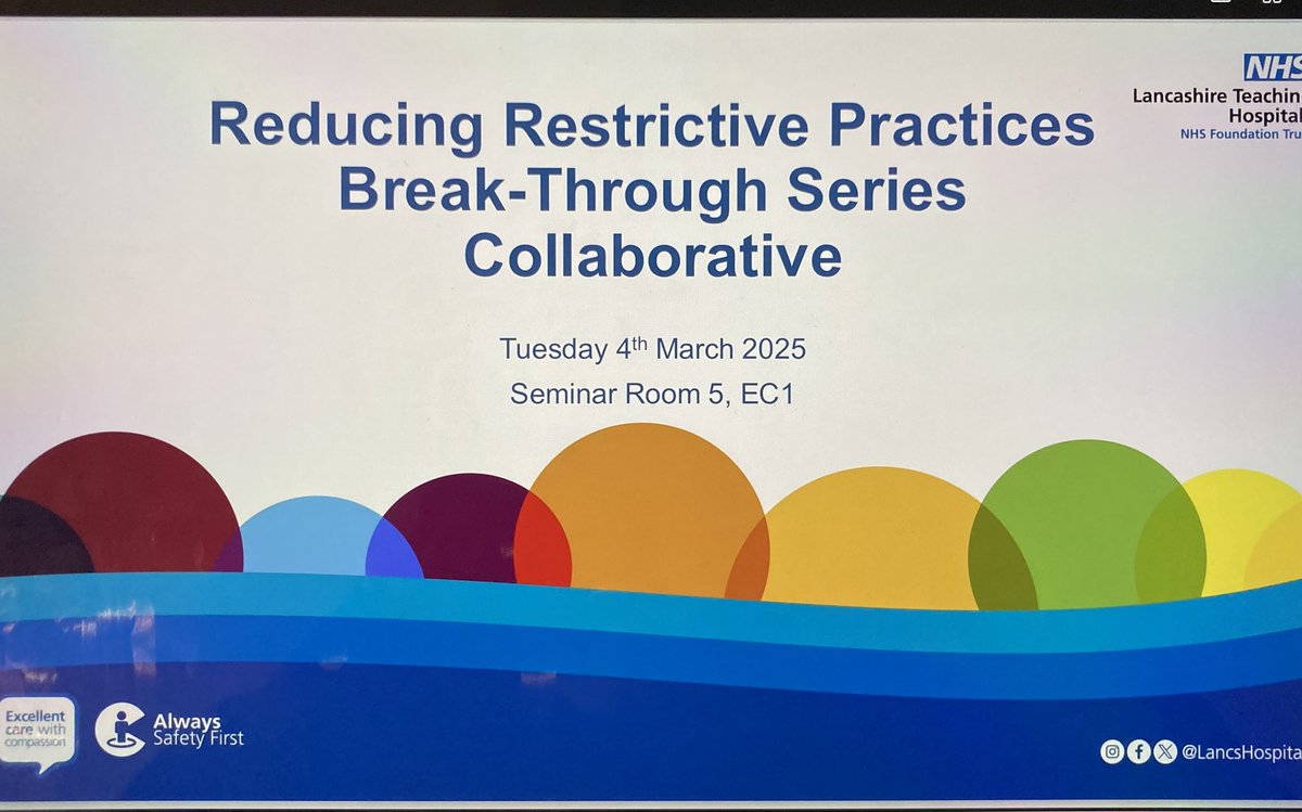 Ben Morris 🏳️🌈 (@nhsbenmorris) on Twitter photo Superb excited & proud to be part of our Reducing Restrictive Practices Launch session today as part of the Mental Health Big Room with <a href="/rachel_sansbury/">Rachel Sansbury</a> & Andrea. Great engagement & lots of talk about data 📉 First PDSA planned around ‘My Safety Plan’ 🙌 <a href="/LancsHospitals/">Chorley & Royal Preston</a> Superb excited & proud to be part of our Reducing Restrictive Practices Launch session today as part of the Mental Health Big Room with <a href="/rachel_sansbury/">Rachel Sansbury</a> & Andrea. Great engagement & lots of talk about data 📉 First PDSA planned around ‘My Safety Plan’ 🙌 <a href="/LancsHospitals/">Chorley & Royal Preston</a>