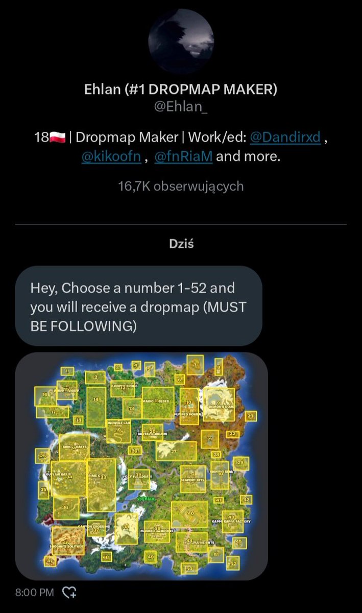 Ehlan (#1 DROPMAP MAKER) tweet media