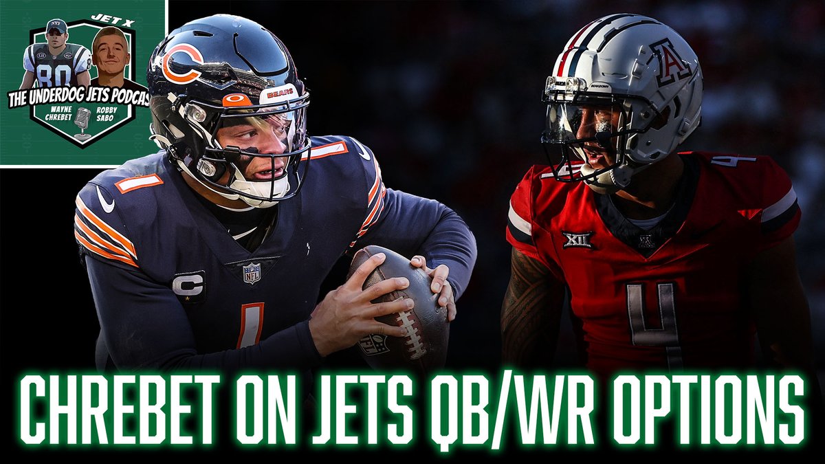 Wayne Chrebet talks about some of the New York Jets' top QB and WR options, LIVE, tonight at 7:00 p.m. ET, right here ... 👉youtube.com/live/EIvhn1sbi…