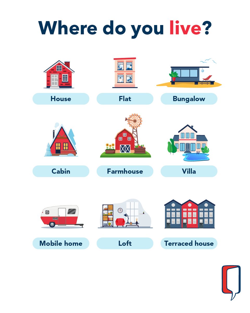 Where do you live? Découvrez les types d'habitation en anglais : wallstreetenglish.fr/fiches-anglais…