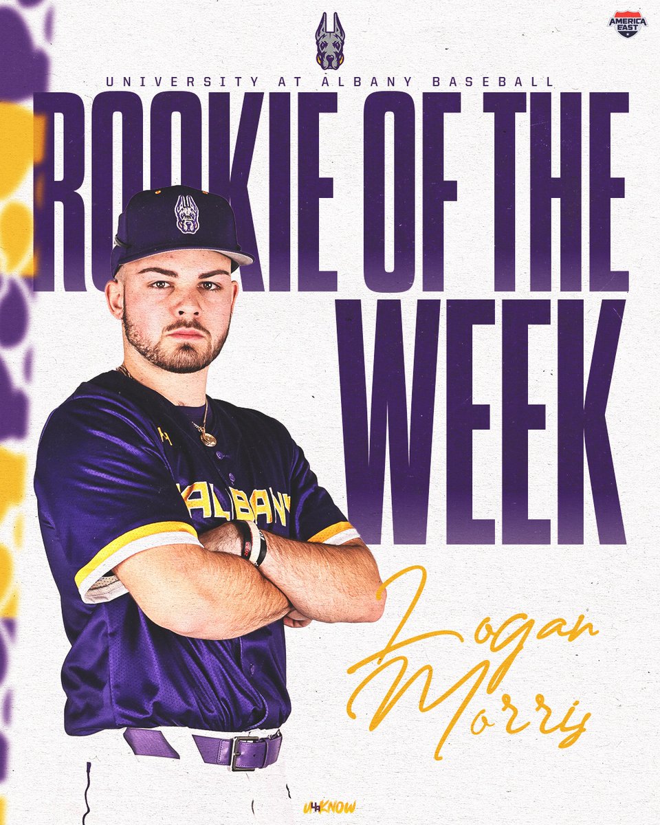 Logan Morris - <a href="/AmericaEast/">America East</a> Rookie of the Week🏆

📰: tinyurl.com/mrxkwh54

#UAUKNOW