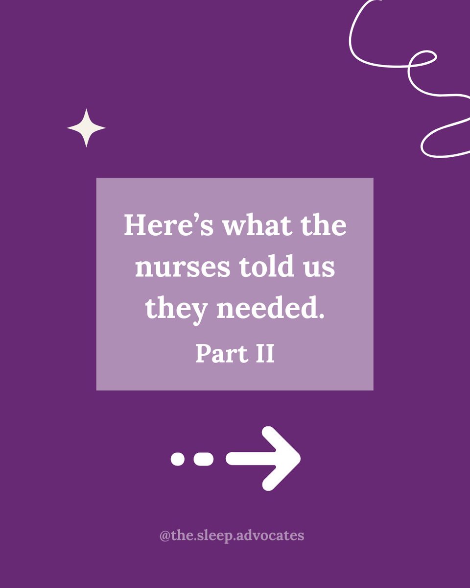 We asked the night shift nurses Part II:

“What institutional or governmental changes would improve your health and life while working a challenging job that affects your sleep health?”

css-scs.ca/sleep-informat…

<a href="/mcgillu/">McGill University</a> 
<a href="/canadiansleep/">Canadian Sleep Research Consortium</a>