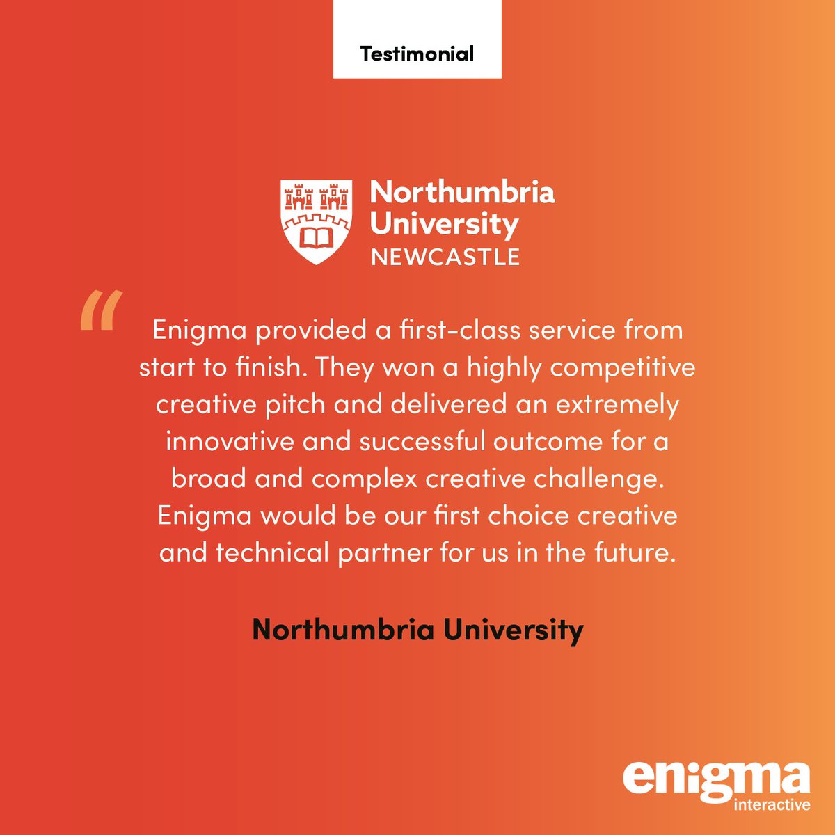 It’s #TestimonialTuesday! ✨ We worked with Northumbria University (and the NHS) to develop a custom digital patient information resource tailored for heart and lung transplant patients. Find out more about our partnership here 👉 tinyurl.com/yr92ksfy
