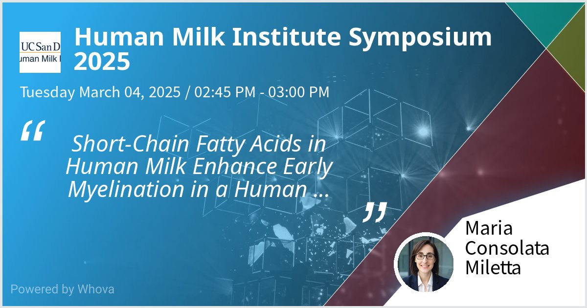 I am speaking at Human Milk Institute Symposium 2025. Please check out my talk if you're attending the event!  - #HMI25 #humanmilk #breastfeeding #PublicHealth
