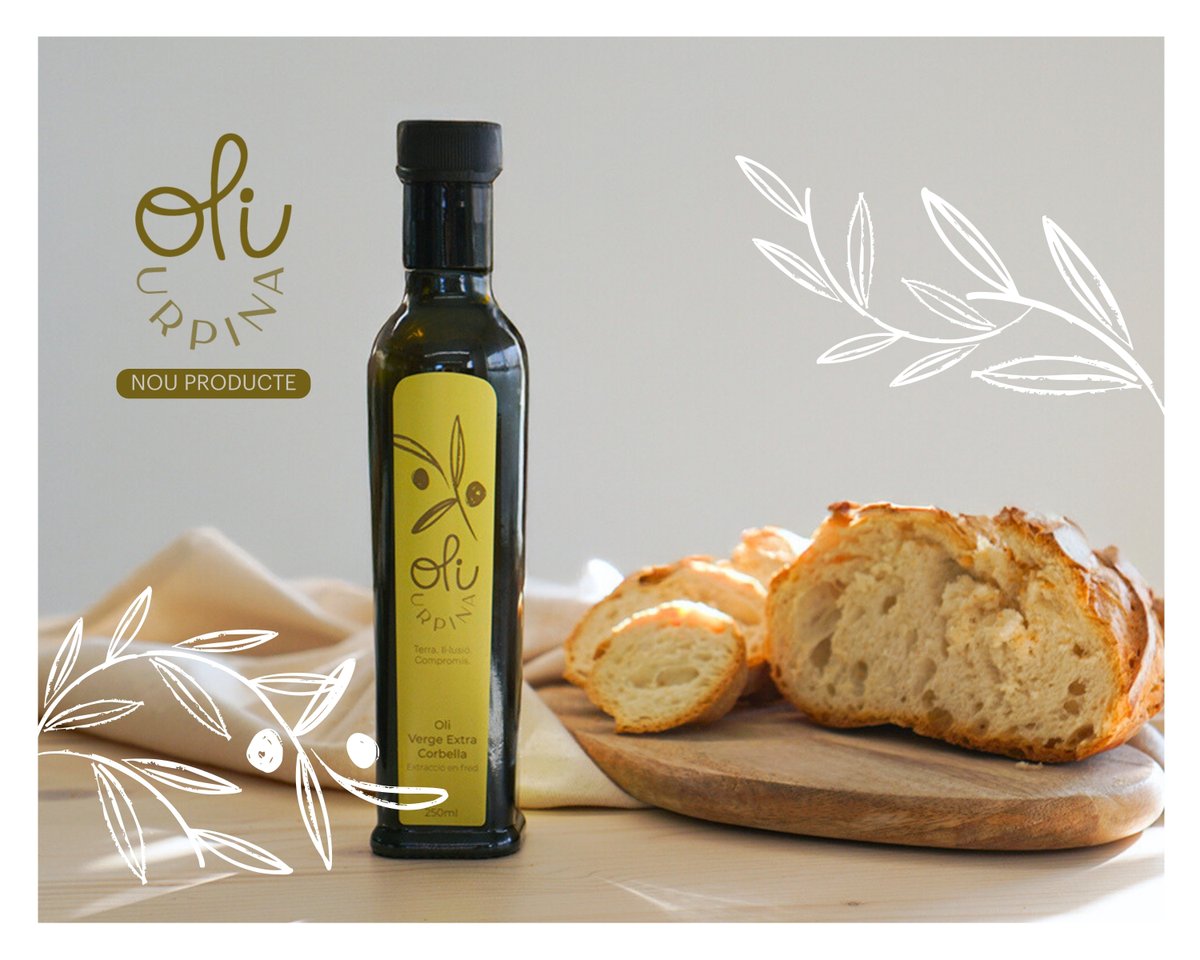 Ampans's tweet image. NOU Oli d'oliva verge extra Urpina 🫒 Estem contents de presentar-vos el nostre oli d'#Urpina i #TorreLluvià, elaborat amb varietats autòctones, amb respecte per la terra i per les persones. 

🛍️ Descobreix-lo i tasta'l a #AMPANSmarket: ampansmarket.cat/ca/41-oli-urpi…