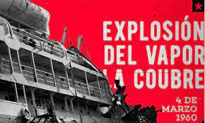 CubaDme's tweet photo. El 4 de marzo de 1960, explosión del vapor francés **La Coubre** Evento que causó una gran pérdida de vidas y tuvo un profundo impacto político y social en la Revolución Cubana.🇨🇺 #CubaViveEnSuHistoria @Educa_Gtmo @LuzHernnde85193 @yoeaberob1 #RevoluciónCubana  #PatriaOMuerte https://t.co/xLWAUWDnBb