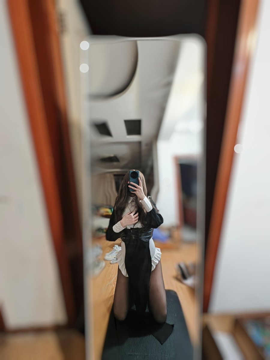 需要我来帮助净化你罪恶的灵魂嘛，主~人~#伪娘 #男娘 #pa锁 #贞操锁 #丝袜