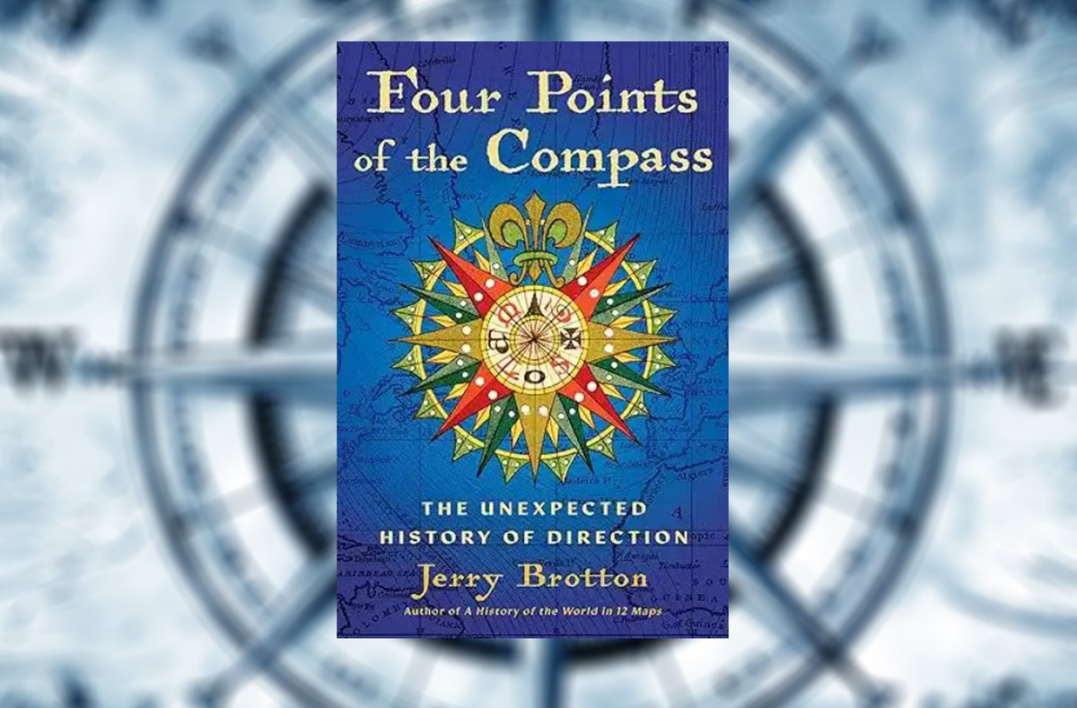 #GeospatialReading. "Four Points of the Compass: The Unexpected History of Direction" is a fascinating journey into directional discover, showing how societies have understood and defined direction in very different ways.