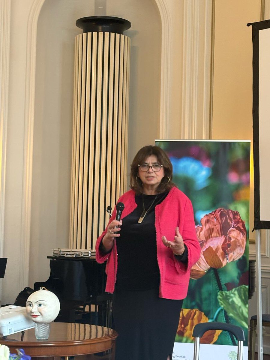 Honored to be the special guest at the International Women’s Club monthly luncheon in #Copenhagen! Shared insights on Georgia’s rich culture, traditions &amp; the powerful legacy of women shaping 🇬🇪 history for centuries. Big thanks to <a href="/heidiwangdk/">Heidi Wang</a> for the invitation!