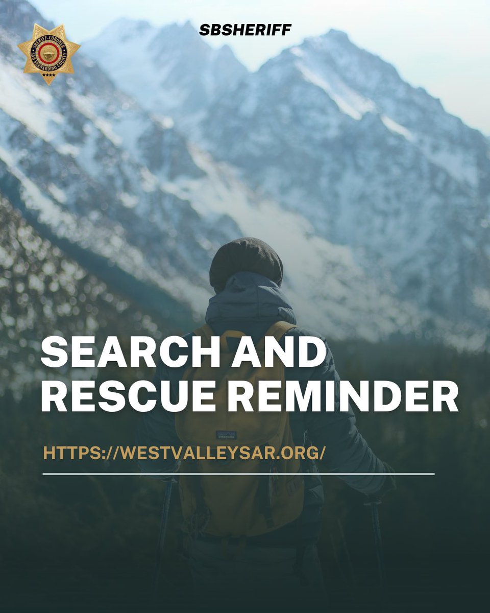 San Bernardino County Sheriff tweet media