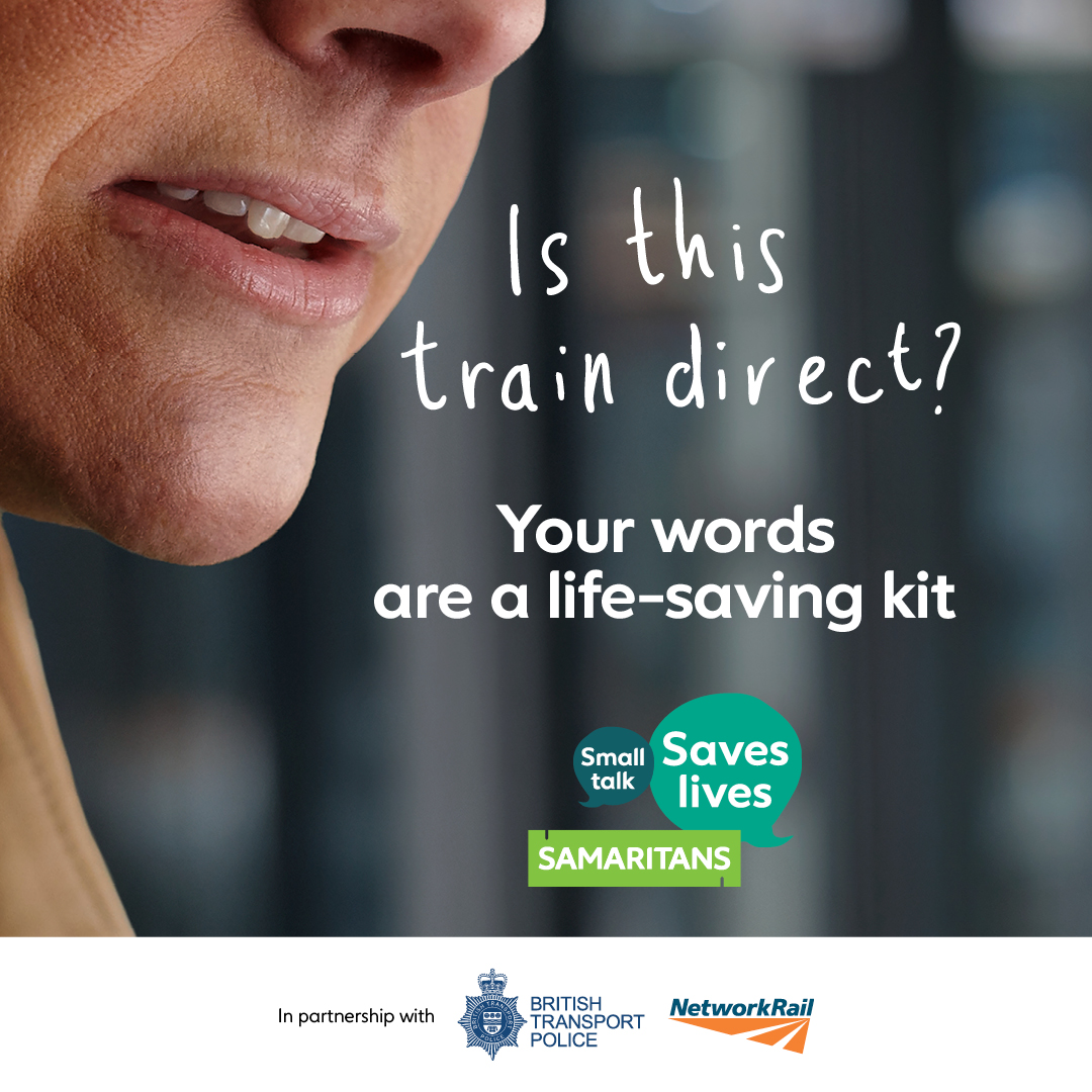 We can all struggle.  Any place.  Any time.

Our #SmallTalkSavesLives campaign is about turning everyday conversations into moments that matter. If someone doesn’t look OK, start a conversation. 

You could save a life.