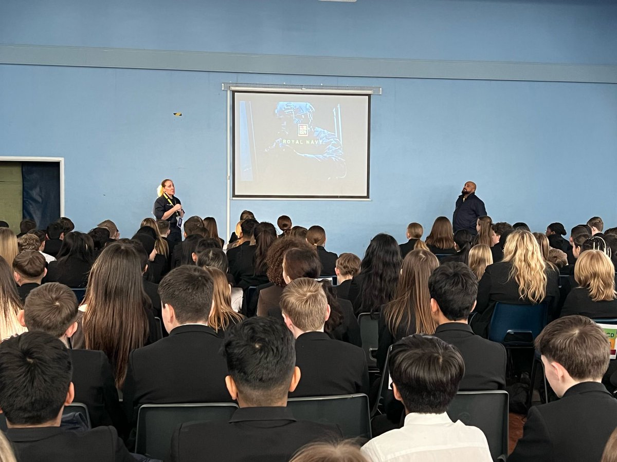 Science@Manor Croft (@manorcroft_sci) on Twitter photo <a href="/RNEngagement_RA/">Royal Navy Engagement</a> thank you so much for your fantastic talk on Careers in the Royal Navy today. Students also really enjoyed the session on team building! #engagement #teamwork #communication <a href="/RNEngagement_RA/">Royal Navy Engagement</a> thank you so much for your fantastic talk on Careers in the Royal Navy today. Students also really enjoyed the session on team building! #engagement #teamwork #communication