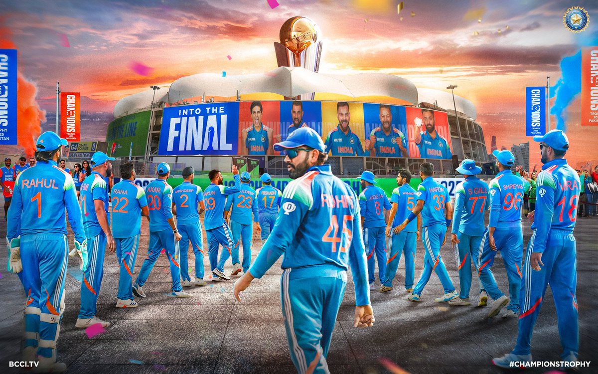 A massive shoutout to Team India for their phenomenal victory over Australia in the ICC Champions Trophy Semi Finals! Your dominant performance has filled our hearts with pride. Jai Hind! 🇮🇳 🙏 #ChampionsTrophy2025 #INDvsAUS #TeamIndia <a href="/BCCI/">BCCI</a> <a href="/ICC/">ICC</a>