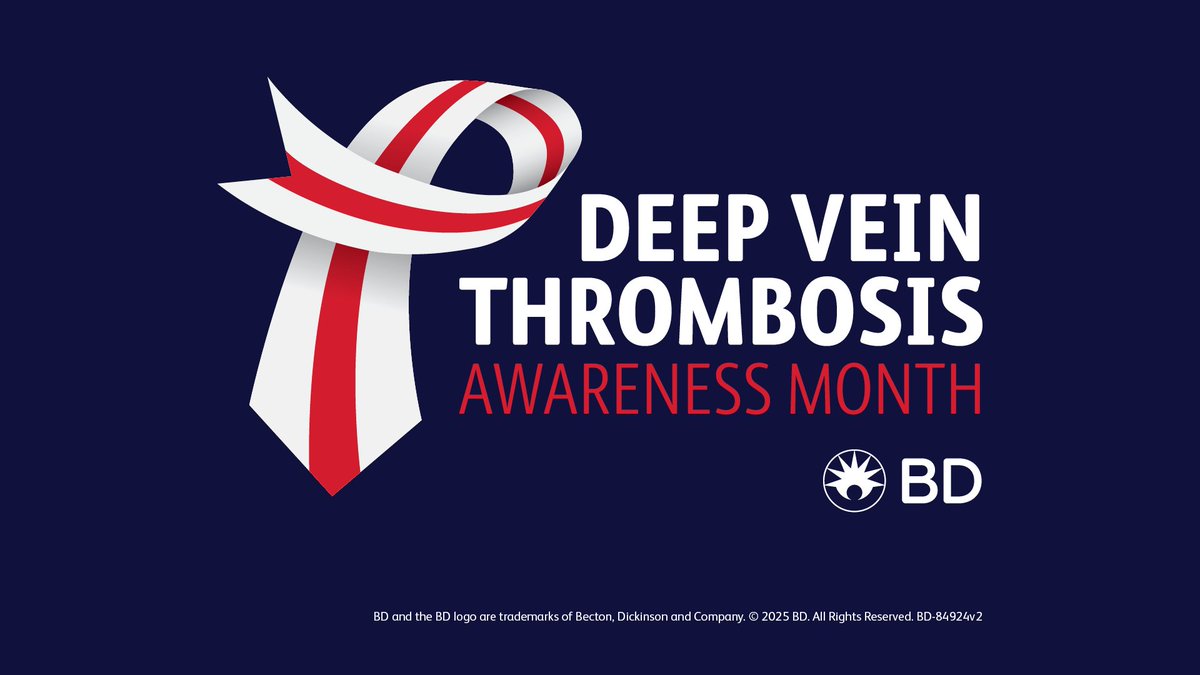 March is Deep Vein Thrombosis (DVT) Awareness Month! Click the link below to learn more about BD technologies that can help address this disease, as well as other products in the BD venous disease portfolio.

Learn More: bit.ly/41HdfMi