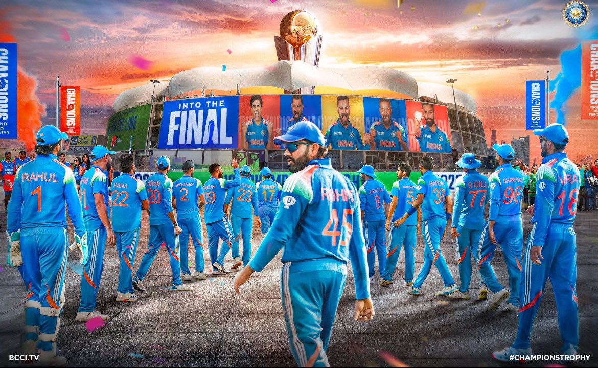 Indian 🇮🇳 Tigers 🐅 roars into finals by cooking Kangaroo 🦘 🇦🇺 curry  🍛 

#ChampionsTrophy2025 #ICC #IndianCricketTeam