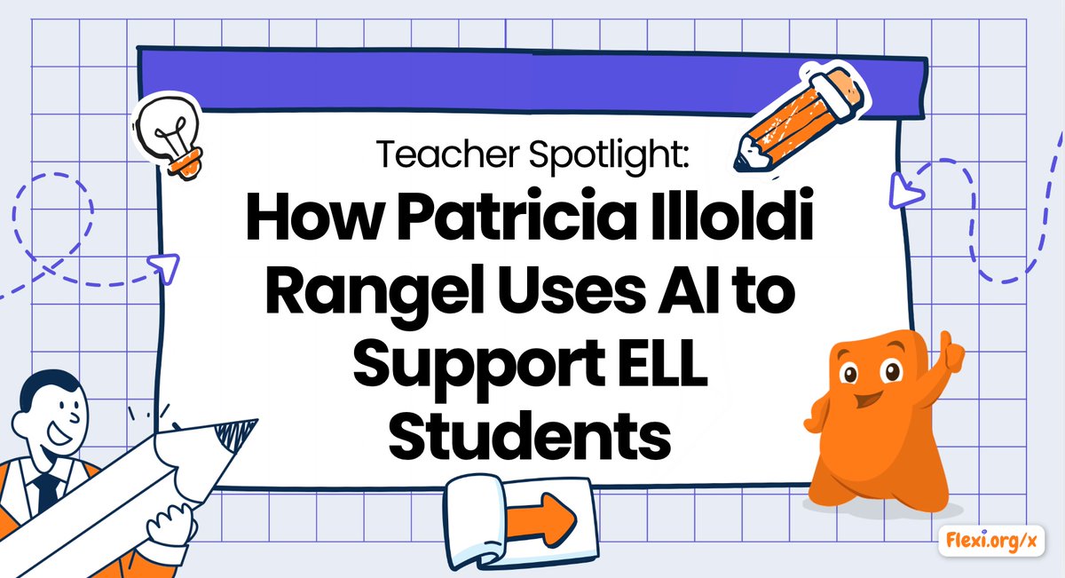 Patricia Illoldi Rangel uses AI tools like Flexi.org to boost ELL learning, bridge language gaps, and teach research skills. 

Read more here: links.ck12.org/patriciaillold…

How do you use AI for multilingual students? 
#EdTech #ELL #bilingual #teacher #blogger