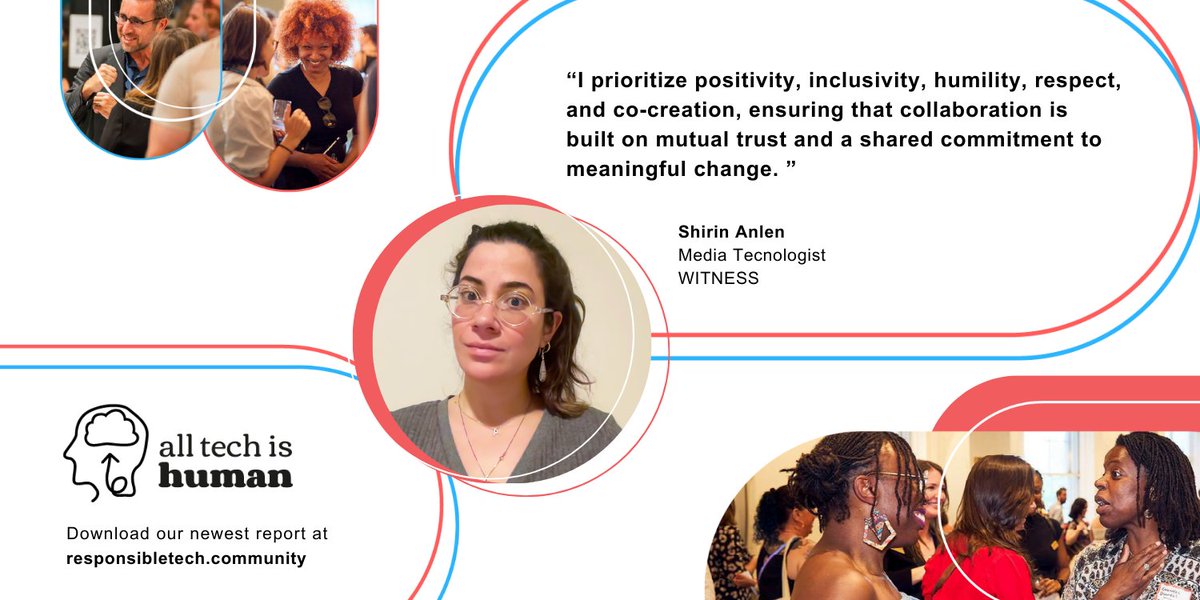 WITNESS (@witnessorg) on Twitter photo 📣WITNESS and our Media Technologist, <a href="/shirinanlen/">shirin anlen</a>, are featured in <a href="/AllTechIsHuman/">All Tech Is Human</a>’s latest Responsible Tech Community Report!
We’re proud to contribute to the conversation on the future of #ResponsibleTech and AI’s impact on #HumanRights.
📖Read the full report: 📣WITNESS and our Media Technologist, <a href="/shirinanlen/">shirin anlen</a>, are featured in <a href="/AllTechIsHuman/">All Tech Is Human</a>’s latest Responsible Tech Community Report!
We’re proud to contribute to the conversation on the future of #ResponsibleTech and AI’s impact on #HumanRights.
📖Read the full report: