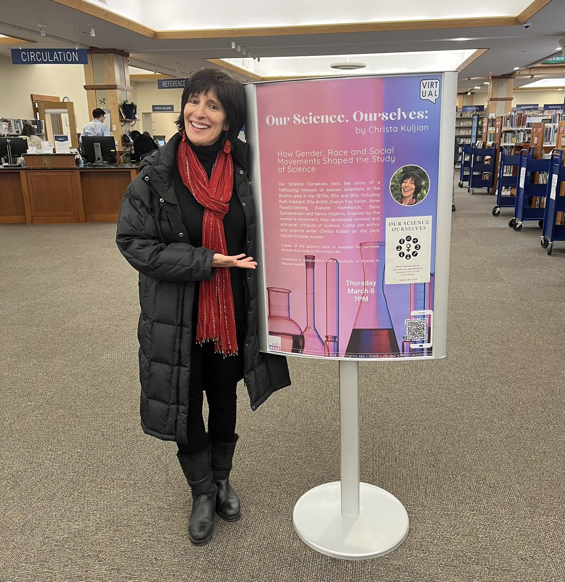 Christa Kuljian (@christakuljian) on Twitter photo I walked into <a href="/carymemlibrary/">Cary Mem. Library</a> to see this poster! You’re invited to a webinar about Our Science, Ourselves on Thursday March 6th at 7pm (ET). Everyone welcome but you have to register with the link below. Hope to see you online! I walked into <a href="/carymemlibrary/">Cary Mem. Library</a> to see this poster! You’re invited to a webinar about Our Science, Ourselves on Thursday March 6th at 7pm (ET). Everyone welcome but you have to register with the link below. Hope to see you online!
