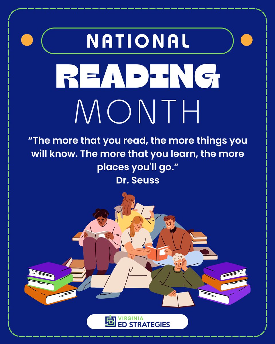 National Reading Month is all about fostering a love for reading. Books can open doors to new worlds and ideas.

What book has sparked your passion for learning? Let's share our recommendations! 

#ReadMore #LiteracyMatters #NationalReadingMonth
