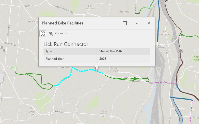 WeMoveCincy's tweet image. Ever wondered how our bike network will grow in the next 5 years? Our new interactive bike map shows you existing bike lanes and trails, as well as funded projects that will be constructed in the near future. Check it out at bit.ly/3DYwqI0
