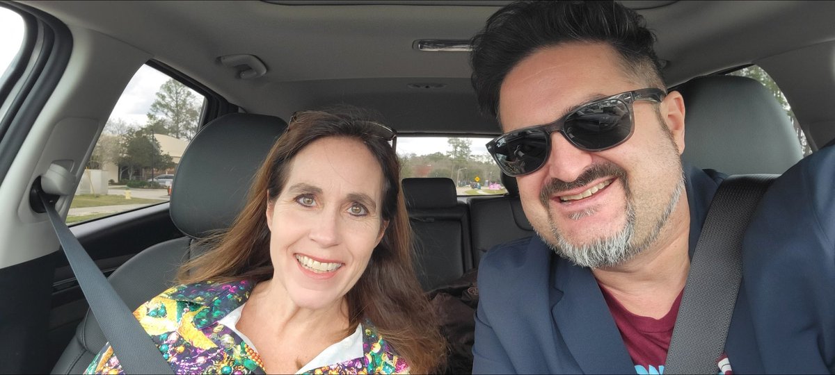 It's just another Tuesday most everywhere else on the planet. But me and my people? Allons y Mardi Gras! 💜💚💛 AC