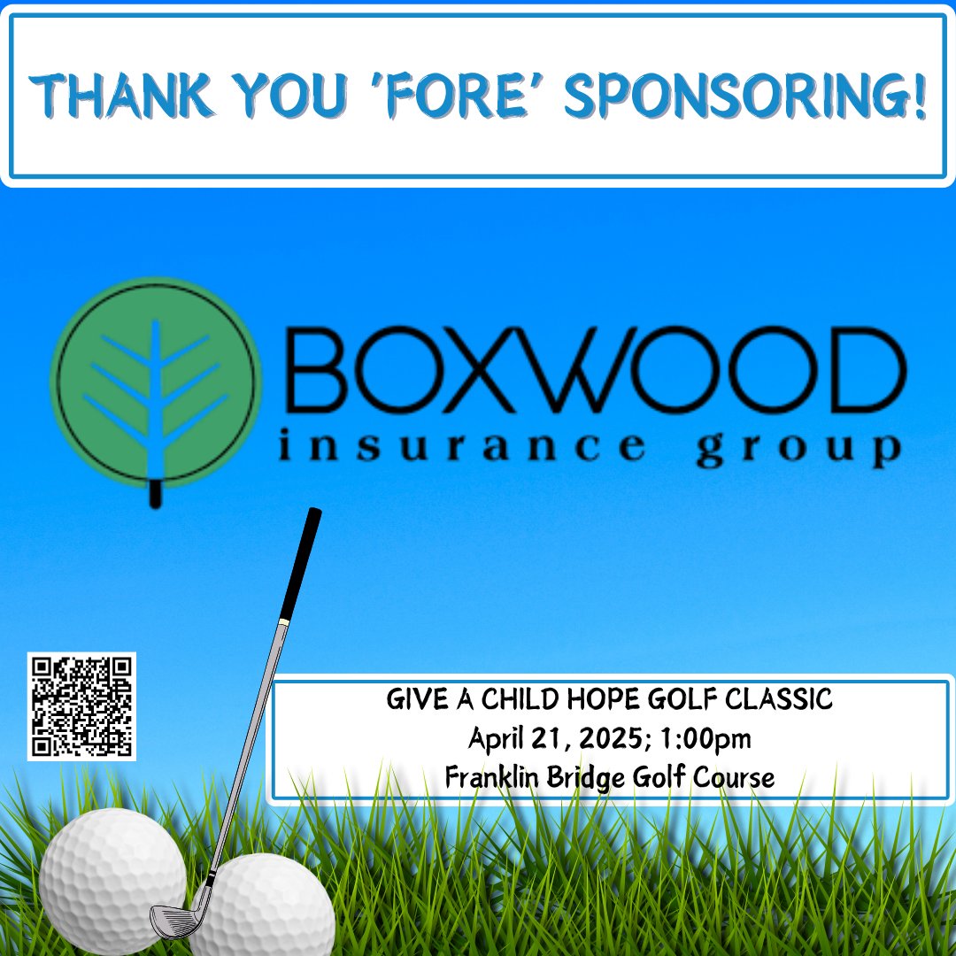 :
🏌🏿‍♂️⛳ A Huge Thank You to Boxwood Insurance Group!

We’re grateful to Boxwood Insurance Group for stepping up and "fore" sponsoring the 2025 Stronger Than My Father Annual Golf Tournament! Your support helps us continue our mission of mentorship and empowerment.