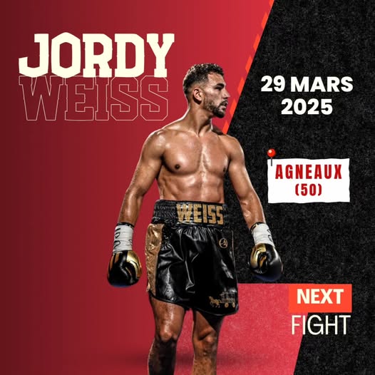 Prochain combat le samedi 29 mars à Agneaux dans l'agglomération de Saint-Lô 👊🏽💪🏽
jordyweiss.fr/prochain-comba…