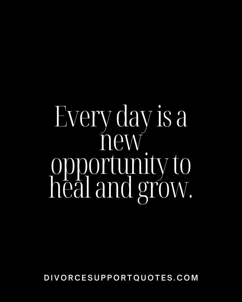 Divorce is challenging, but each day is an opportunity to heal and grow. Embrace change to become stronger and more resilient. Celebrate small victories and trust your journey. 🌱💪 #NewBeginnings #HealingJourney #GrowthMindset