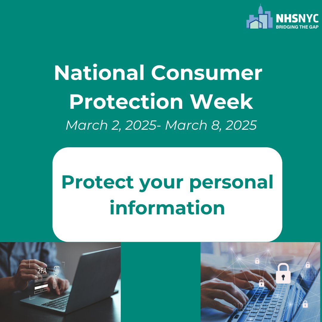 NHSNYC is celebrating National Consumer Protection Week (March 2-9, 2025). Visit mass.gov/news/consumer-… for #ConsumerProtection advice! #NCPW2025