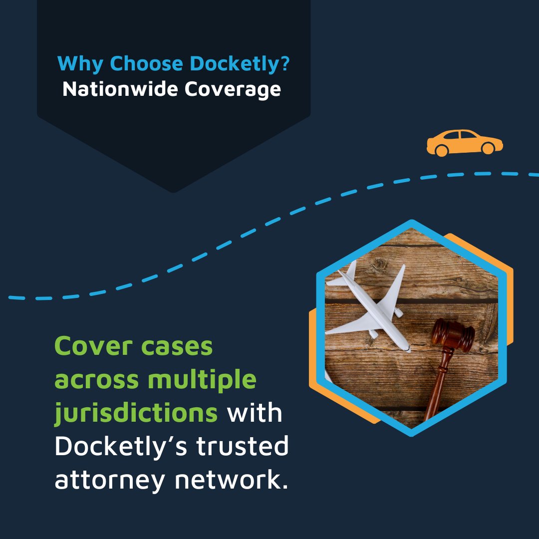 docketly's tweet image. Discover how Docketly can transform your traffic law firm with expert appearance counsel services. Find out more in our recent blog. 👉 hubs.li/Q038CTGS0

#TrafficLaw #Attorneys #AppearanceCounsel