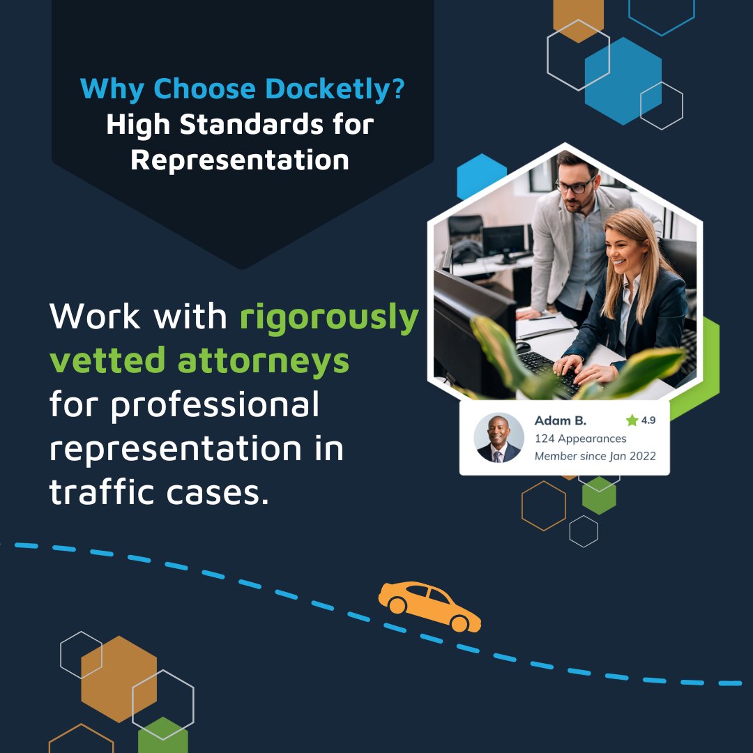 docketly's tweet image. Discover how Docketly can transform your traffic law firm with expert appearance counsel services. Find out more in our recent blog. 👉 hubs.li/Q038CTGS0

#TrafficLaw #Attorneys #AppearanceCounsel