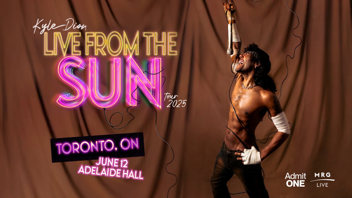 Adelaide Hall (@adelaidehallto) on Twitter photo See soulful R&B artist <a href="/KyleDion/">Kyle Dษจon</a> perform live at Adelaide on June 12th! ๐
Head to the link below for a chance to win a pair of tickets before they go on sale!
๐: bit.ly/4brdKNC
Presale | 3/5 at 10AM ET, code: KISSY
On Sale | 3/7 at 7AM ET See soulful R&B artist <a href="/KyleDion/">Kyle Dษจon</a> perform live at Adelaide on June 12th! ๐
Head to the link below for a chance to win a pair of tickets before they go on sale!
๐: bit.ly/4brdKNC
Presale | 3/5 at 10AM ET, code: KISSY
On Sale | 3/7 at 7AM ET