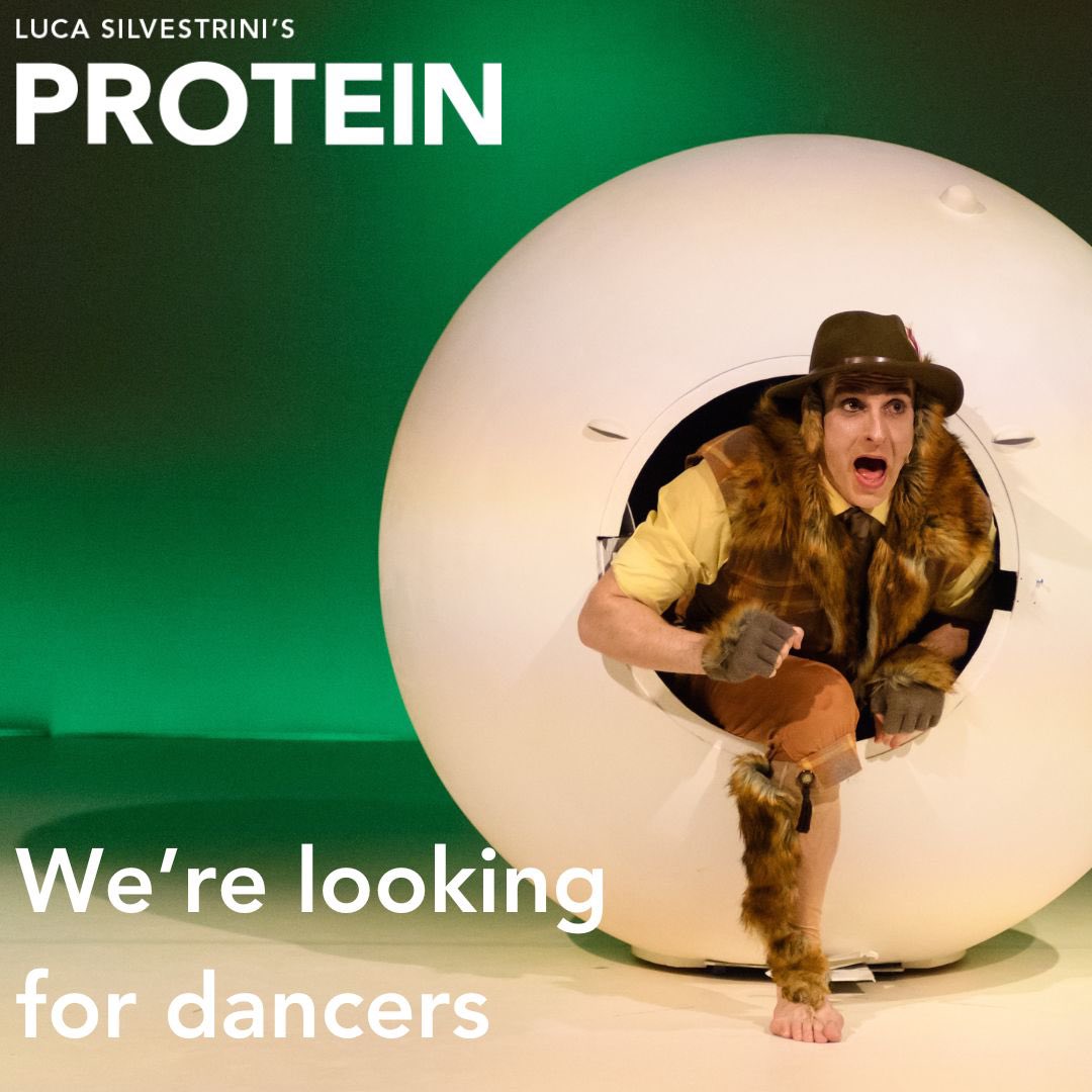 📣 2 weeks until the deadline for our audition! 

Call Out for Dancers
Protein is looking for dancers to join their exciting new dance-theatre and music production for children and their grown-ups, co-commissioned by <a href="/dance_east/">DanceEast</a> and @ThePlaceLondon 

Who We’re Looking For
For