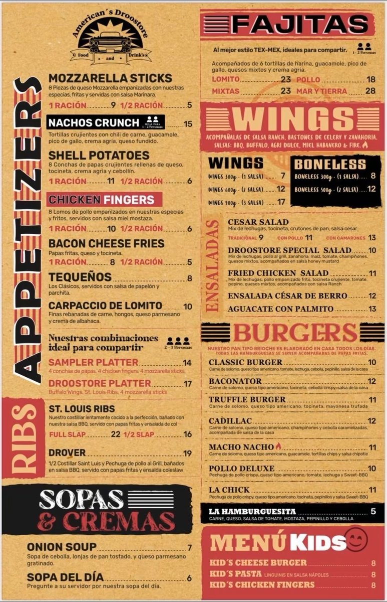 Droostore's tweet image. NUEVO MENÚ