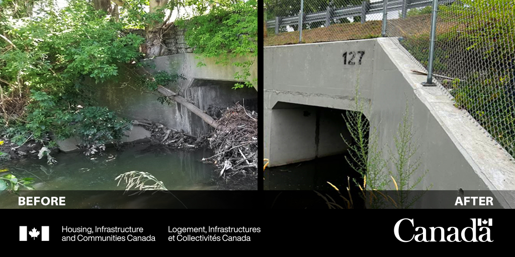 HICC_ca's tweet image. Celebrate the engineers shaping a sustainable future on #WorldEngineeringDayForSustainableDevelopment. In Toronto #ON, their expertise and #GC support helped upgrade culverts to reduce flood risks for residents.