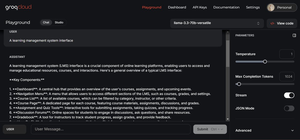 Brian28113101's tweet image. General purpose AI
#groq #HuggingChat #LeChat