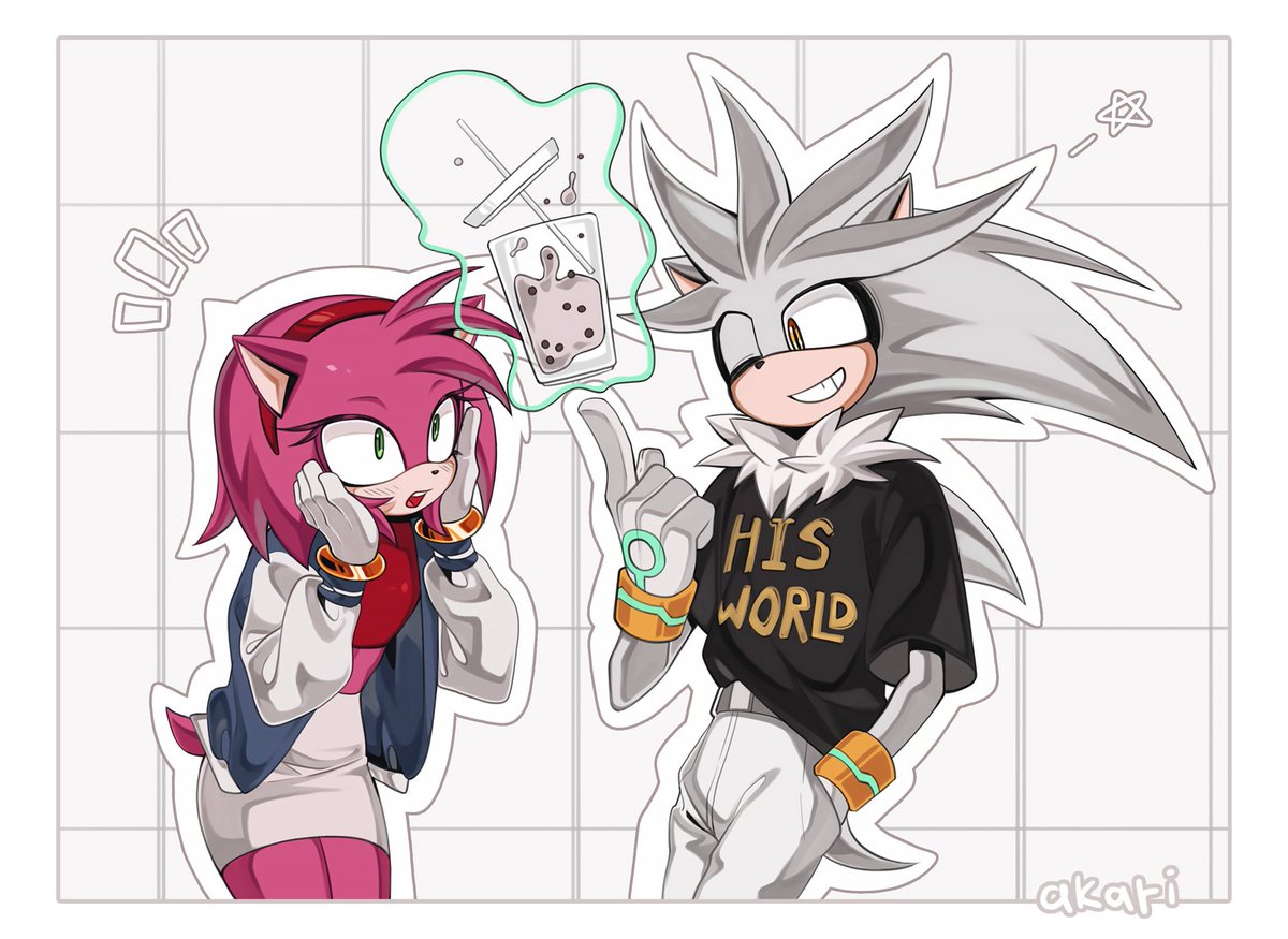 _gloww_'s tweet image. just wanted to draw silver with amy
#SonicTheHedgehog
#SilverTheHedgehog
#amyrose