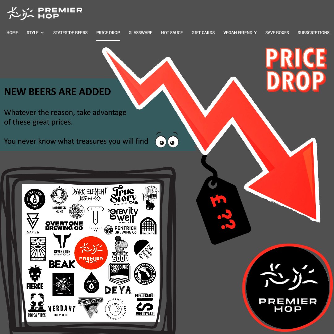 🌷 PROMOTION 🌹

Spring is on the wayyyy... 🙌🙌

Enjoy up-to 10% OFF with FREE shipping across our full range 🍻

Don't forget to stop by our 📢 PRICE DROP 📢 section and get even better pricing with our PROMOTION 😮

<a href="/premierhop/">Premier Hop</a>