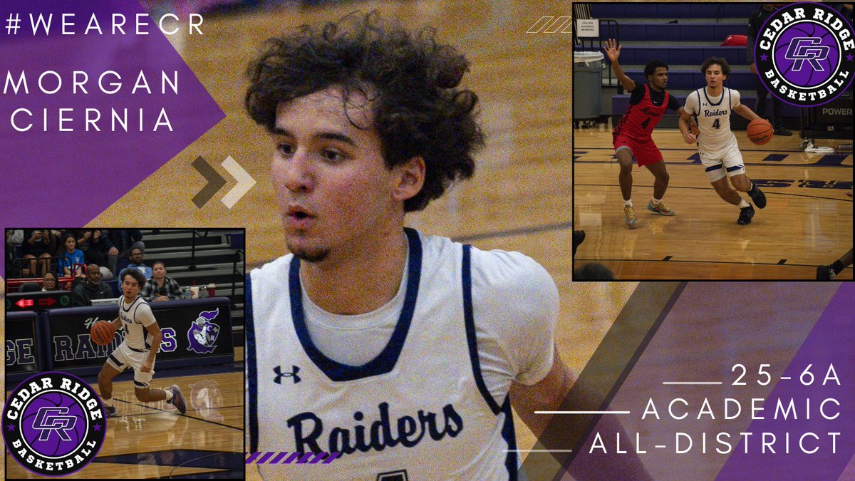 RRCRBasketball's tweet photo. 🏀🎓Congratulations to Morgan Ciernia (@MorganCiernia) for putting in the work to make the 25-6A Academic All-District Team🎓🏀 
#WeAreCR #CultuRe
@CedarRidgeHigh @RoundRockISD @atx_hoops @statesman @hoopinsider @FieldLevel @Centex_Recruits https://t.co/u5kfmksJ5q