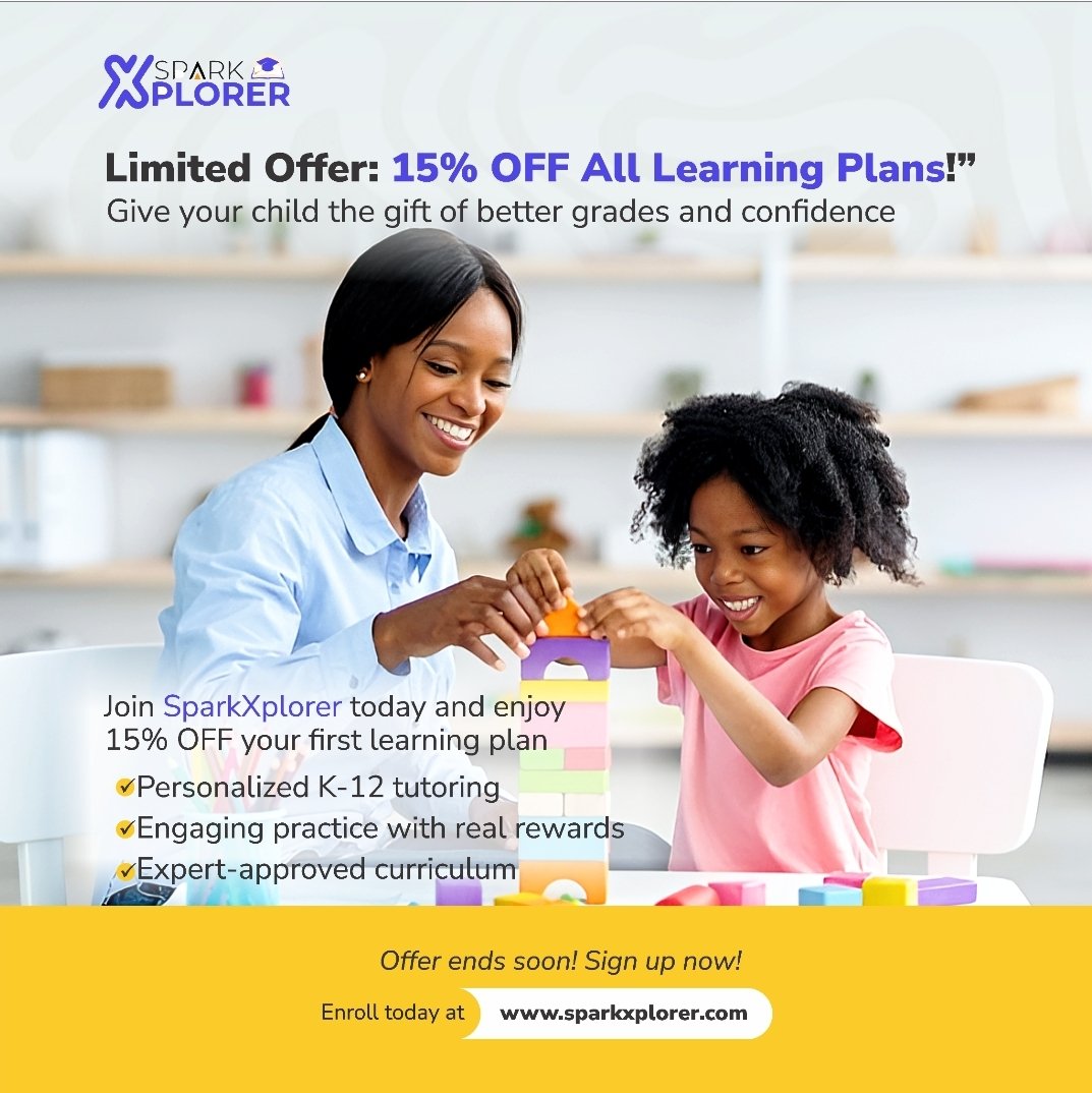 Afokaramson's tweet photo. I’ve seen firsthand how the right learning support can completely transform a child’s confidence and grades. That’s exactly why we built SparkXplorer—to make learning easier, more engaging, and truly effective. https://t.co/shFmI10wR8