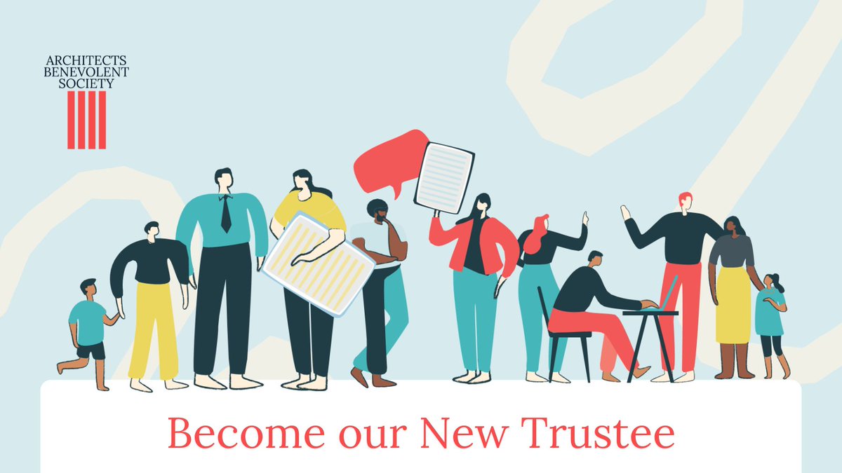 We're recruiting new Trustees!
Join ABS to help support the architectural community. 
We're committed to building a diverse, inclusive Board — all backgrounds welcome. 

Read additional information and download the Recruitment Pack via the link (bit.ly/4ipuaZk)