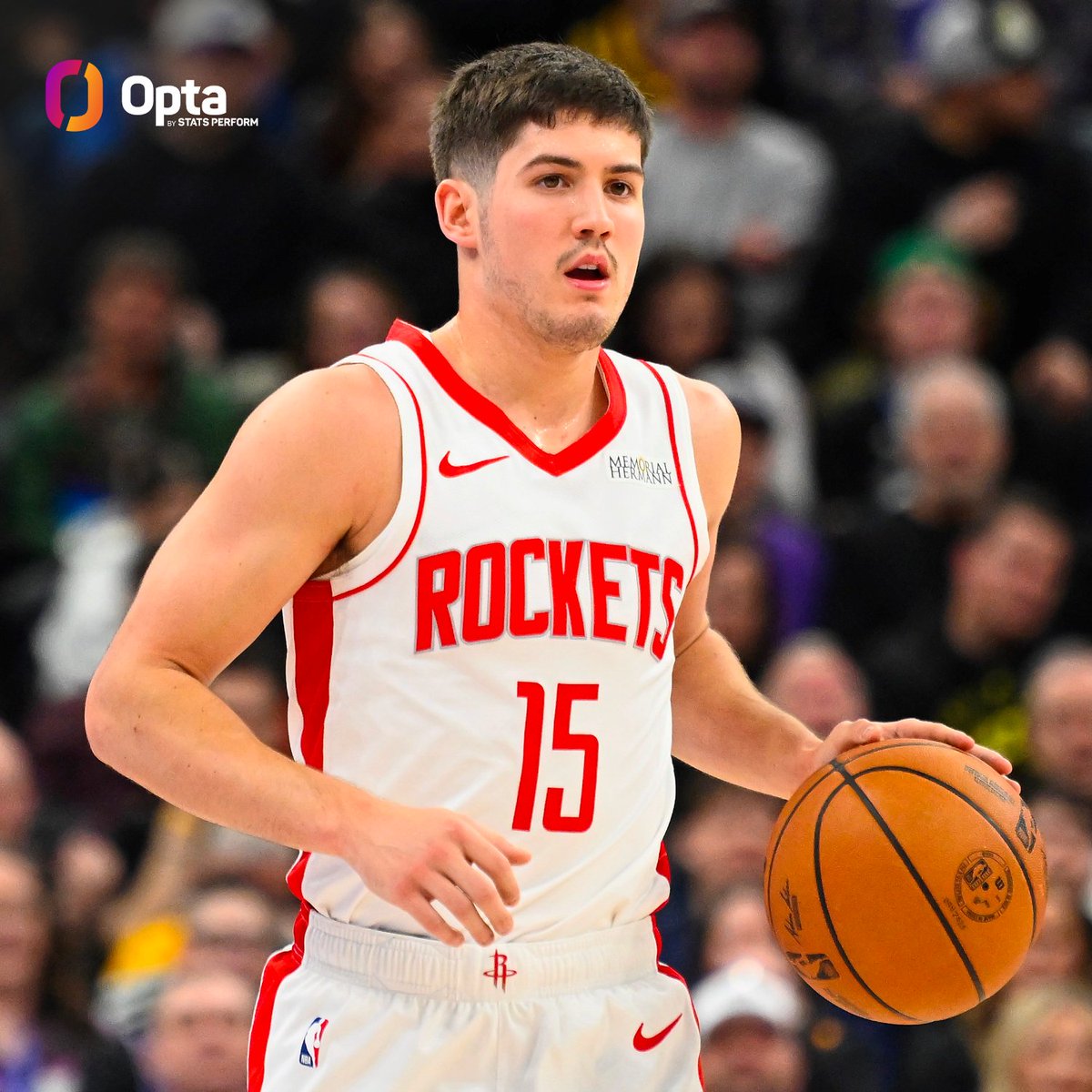 Last night against the Thunder, Reed Sheppard of the <a href="/HoustonRockets/">Houston Rockets</a> became the first player in NBA history to record 25+ points, 5+ assists, 3+ made threes &amp; 3+ stocks (steals + blocks) in his first career start.