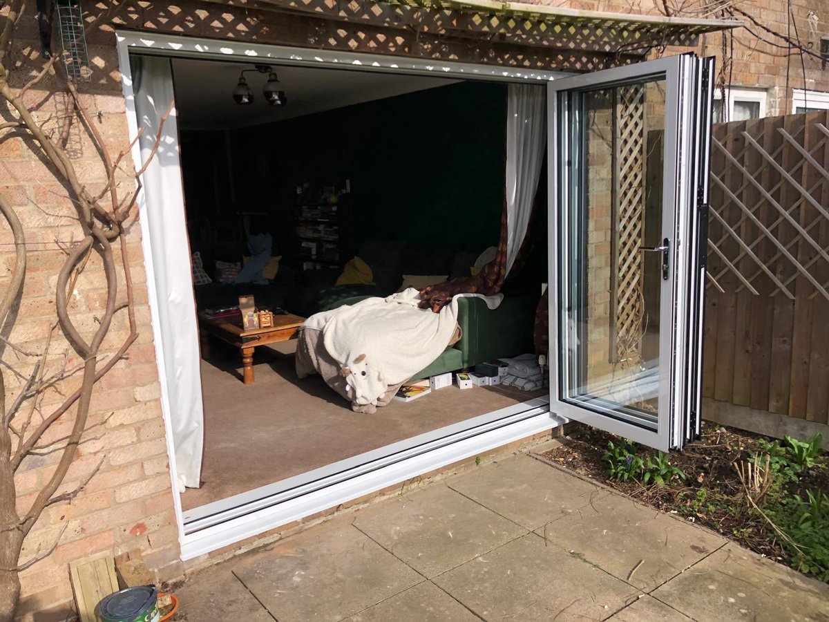Let the outdoor light flood in with a set of new bi folding doors. 

For more information visit 

Simplyrooflineltd.co.uk 

08000786800

#Peterborough #Stamford #Spalding #Northampton #Corby #Kettering #Cambridge #Huntingdon #StIves