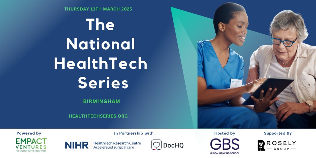 empactventures's tweet image. Join us for the next event in our National #HealthTech Series on Thursday 13th March 2025 in #Birmingham

Learn More: bit.ly/nhtsldn25wp 

Register (free): bit.ly/nhtsldn25rg 

#NationalHealthTechSeries #NHS #WestMidlands #Midlands #UK