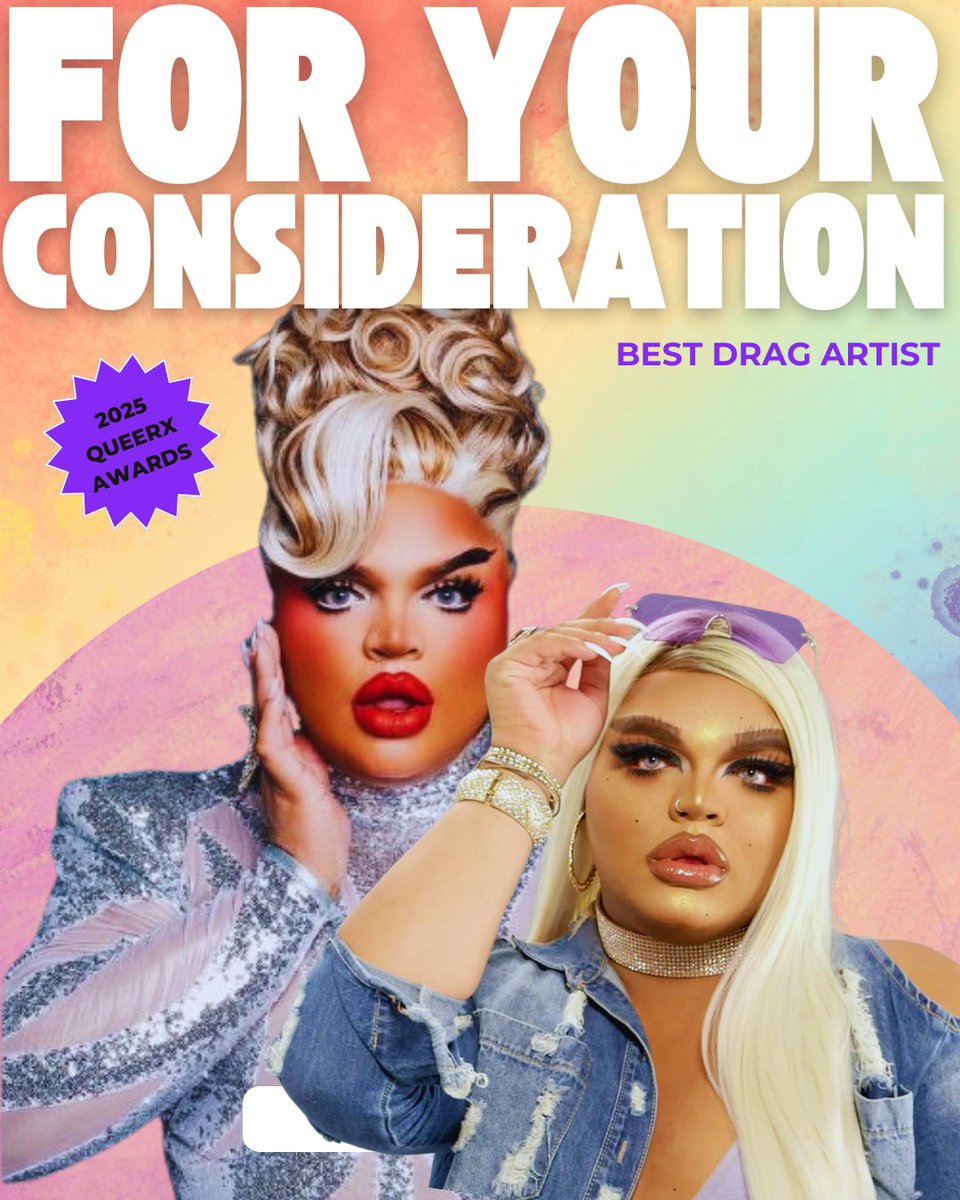 #2025QueerXAwards | For Your Consideration for Best Drag Artist - Kandy Muse! 

<a href="/thekandymuse/">KANDY MUSE</a> made her debut on “Rupaul’s Drag Race” Season 8 and returned for Season 13.. She then continued her stride with an appearance on “House of Villains” Season 2.